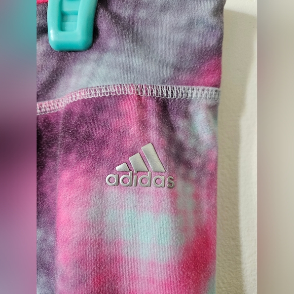 Barbie Adidas Womens Ultimate Fit Allover Print Tights - Rich Red/Solar Leggings - Picture 2 of 5